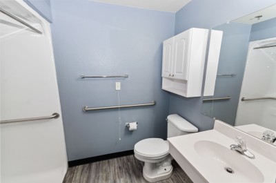 ADA compliant bathroom for assisted living